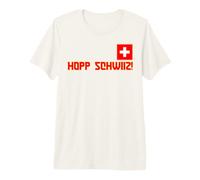 HOPP Shwiiz! Suiza, Suiza, Schweiz, SUI, Bandera Suiza Camiseta Premium