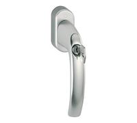 Hoppe 10763909 Ventana Mango Atlanta - Secustik con Rast. 45 °, VK 7 x 32 - 42 mm, Plata