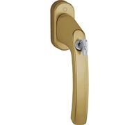Hoppe 11780630 LIÈGE-Secu100 - Manilla con cerradura de botón a presión (7 x 40 cm), color bronce