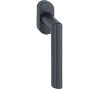HOPPE 12034083 Tirador de Ventana Amsterdam, Pasador Cuadrado 7 x 32 mm, Acero Inoxidable Negro Mate, Stift 7x32 mm | Edelstahl schwarz matt