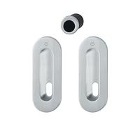 Hoppe 3207357 Puerta Corredera Juego M472 - enroscado BB oculta, cromado mate
