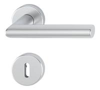 Hoppe 3286534 - Manejar amsterdam establecer warded con rosetas bb, anodizado plata,