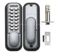 Hoppe 87128205 Arrone AR/D-195MC. Cerradura de Puerta Digital con botón