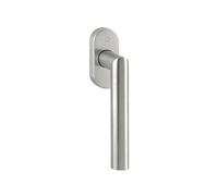 Hoppe Amsterdam Secustik VK - Manilla para ventana, 7 x 32 mm a 42 mm, acero inoxidable, mate, 1 unidad