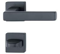 HOPPE Austin - Juego de asas para inodoro (aluminio), color negro