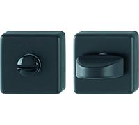 HOPPE Condena con desbloqueo cuadrada 52 mm negro mate