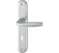 HOPPE NEW YORK BB 90 - Manilla para puerta (grosor: 35-45, anodizado plateado)