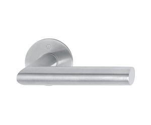 Hoppe picaporte Amsterdam con Manillas ROSETT, acero inoxidable mate, 10710831