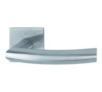 Hoppe Trondheim picaporte con manilla roseta, acero inoxidable, 3747409