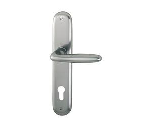 HOPPE VERONA PZ 88 - Manilla para puerta (grosor 37-47, efecto acero inoxidable)