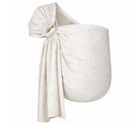 Hoppediz Bandolera para bebé a partir de nacimiento, algodón orgánico, mezcla de lino, diseño granada natural