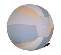 Hoppediz Funda para globos, práctica pelota de mano, diversión para viajes y en casa, infla rápidamente, idea de regalo, 2 globos incluidos, diseño Riga, diámetro de 25 cm