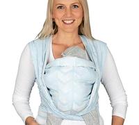 HOPPEDIZ l-j-ams-aqua Amsterdam aqua - Pañuelo portabebés, 4,60 m, color azul