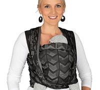 HOPPEDIZ l-j-ams-bla Amsterdam - Pañuelo portabebés (4,60 m), color negro