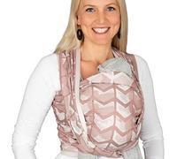 HOPPEDIZ m-j-ams-ros Amsterdam - Pañuelo portabebés, 5,40 m, color rosa