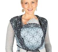 HOPPEDIZ m-j-mal-aqua Malmö aqua - Pañuelo portabebés (5,40 m), color azul