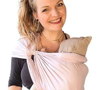 Hoppediz Pañuelo de bebé tejido a partir de nacimiento, 100% algodón, ultraligero toalla de verano Hamburgo, lila 4,60 m