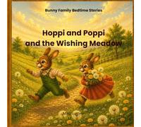Hoppi and Poppi and the Wishing Meadow: A Bunny Family Bedtime Story About Gratitude, Family Love, Kindness, and Imagination for Kids Ages 3-6