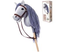 HOPPIHORSE-El Hobby Horse edición Deportiva A3, Caballo de Palo con cabezada, riendas, Correa del Hombro, Cola y empuñadura de Silicona, Hobby Horse de Peluche Caja de Regalo.