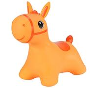 Hoppimals Tootiny, Juguete Hinchable para Saltar y Jugar para Niños Mayores de 1 año, Caballo Naranja, Bomba Incluida en Nuestra Caja Regalo. Juguete Duradero Incentivar y Ayudar a Andar.