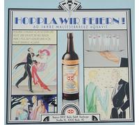 HOPPLA WIR FEIERN ! / 60 JAHRE MALTESERKREUZ AQUAVIT / BERLINER SCHLAGER VON GESTERN UND HEUTE UND EIN REPORT AUS BERLIN ANNO 1924, DEM GEBURTSJAHR VON MALTESERKREUZ AQUAVIT / PROMOTION / WERBUNG / 1984 / Klappbildhülle mit 8seitiger illustrierter Einheftung / marifon # 296 164 / Deutsche Pressung / 12" Vinyl Langspiel Schallplatte /