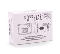 Hoppstar Recambio de rollo de papel paquete de 3 blanco, autoadhesivo