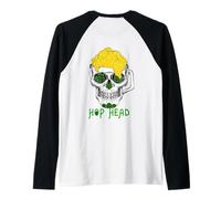 HOPPY Beer Diversity HOP Bebe responsablemente ART ON BACK Camiseta Manga Raglan