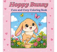 Hoppy Bunny: Cute and Cozy Coloring Book