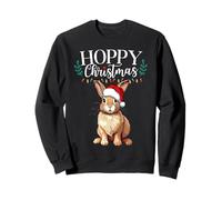 Hoppy Christmas Cute Rabbit Christmas Funny Family Matching Sudadera