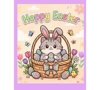 Hoppy Easter: Cute Easter Cats Coloring Book for Kids | Fun Spring Coloring Pages with Adorable Kittens, Bunnies & Easter Eggs