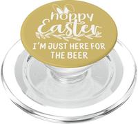 Hoppy Easter Hour Some Bunny Needs Beer Here for The Hops PopSockets PopGrip para MagSafe