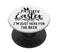 Hoppy Easter Sign,Some Bunny Needs Beer Easter Drinking Hour PopSockets PopGrip Adhesivo