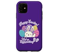 Hoppy Easter We're Eggspecting Egg Anuncio de Embarazo Carcasa para iPhone 11