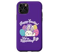 Hoppy Easter We're Eggspecting Egg Anuncio de Embarazo Carcasa para iPhone 11 Pro