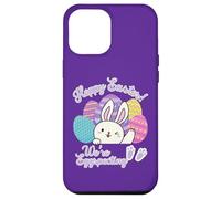 Hoppy Easter We're Eggspecting Egg Anuncio de Embarazo Carcasa para iPhone 12 Pro MAX