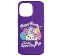 Hoppy Easter We're Eggspecting Egg Anuncio de Embarazo Carcasa para iPhone 14 Pro MAX