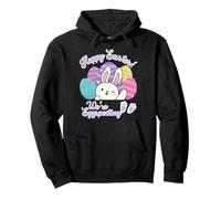 Hoppy Easter We're Eggspecting Egg Anuncio de Embarazo Sudadera con Capucha