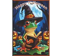 Hoppy Halloween: A Retro Frog Reads - 6×9″ Witch Hat Journal