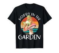 Hoppy in The Garden Frog Cottagecore Camiseta