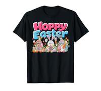 Hoppy Pascua Gnomos Pascua Mujeres Pascua Hombres el Gnomo Pascua Camiseta