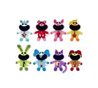 Hoppy plush smiling critters plushies 8pcs set for kids