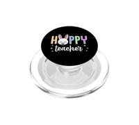 Hoppy Teacher Happy Easter Bunny Gráfico PopSockets PopGrip para MagSafe