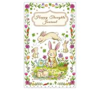 Hoppy Thoughts Journal: A Daily Gratitude and Activity Log for Kids (5 to 12) | Cute Bunny Themed Coloured Pages | Perfect for Gift (Colour 4 of 4) - White