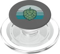 Hops Lover Vintage Beer Graphic Dark Sunset Hop Illustration PopSockets PopGrip para MagSafe