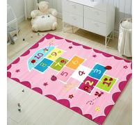 Hopscotch - Alfombra Infantil Para Sala de Juegos, Alfombra De Juegos para NiñOs, Alfombra de Juegos para Interiores O Exteriores(80×160cm)