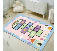 Hopscotch - Alfombra Infantil Para Sala de Juegos, Alfombra De Juegos para NiñOs, Alfombra de Juegos para Interiores O Exteriores(80×120cm)