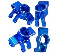 hopsupRC Piezas mejoradas para ARRMA 1/18 Granite Grom Mega 380 cepillado 4x4 Monster Truck RTR, bloque de dirección frontal de aluminio nudillos y cubos en C, bloques de ruedas y cubos traseros Hops