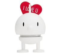 Hoptimist Baby Bumble LOVE white: Dekorationsfigur aus hochglanz Kunststoff