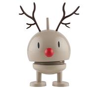 Hoptimist Baby Rudolph Brown: Dekorationsfigur aus hochglanz Kunststoff