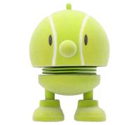 Hoptimist Bumble de tenis, accesorios de tenis, decoración y amuleto de la suerte, divertido gadget o regalo para amantes del tenis y fans, altura 7,6 cm, diámetro: 5,8 cm
